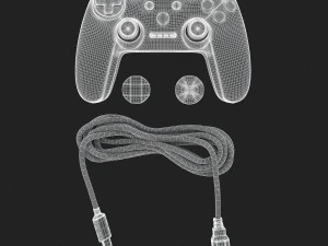 trident pro-s controller set model 3D Model