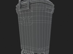 trash can Modelo 3D