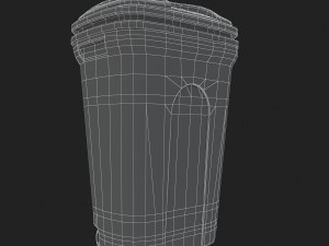 trash can Modelo 3D