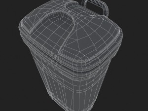 trash can Modelo 3D