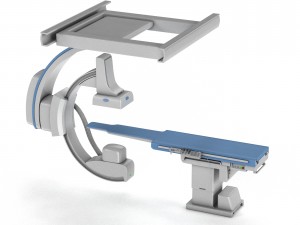 3d c-arm system with table toshiba infinix i core 3D Model