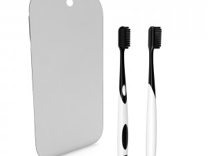 3d toothbrush and case model 3D 모델