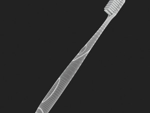 3d toothbrush and case model 3D 모델