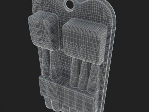 3d toothbrush and case model 3D Model