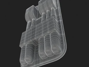 3d toothbrush and case model 3D Model