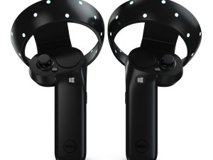 the dell visor windows mixed reality controllers model Modello 3D