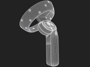 the dell visor windows mixed reality controllers model Modello 3D