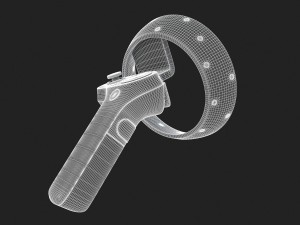 the dell visor windows mixed reality controllers model Modello 3D
