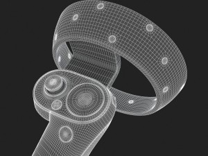 the dell visor windows mixed reality controllers model Modello 3D