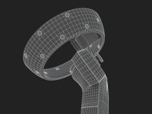 the dell visor windows mixed reality controllers model Modello 3D