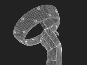 the dell visor windows mixed reality controllers model Modello 3D