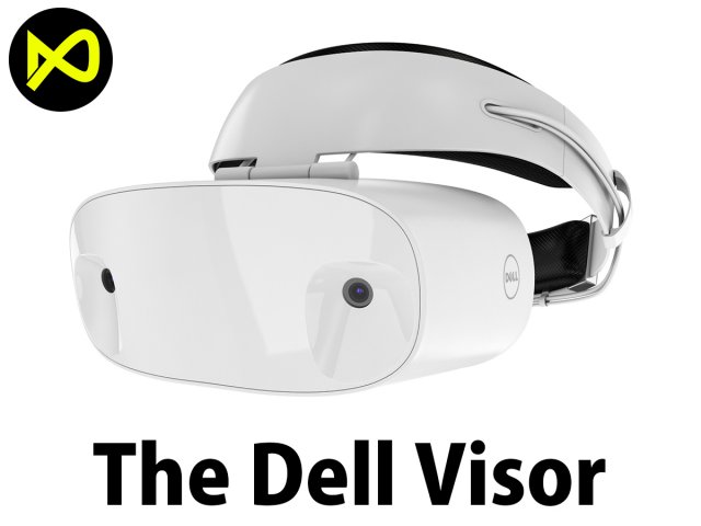 3d the dell visor windows mixed reality headset 3D Model .c4d .max .obj .3ds .fbx .stl .blend 