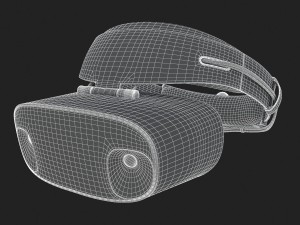 3d the dell visor windows mixed reality headset 3D Model