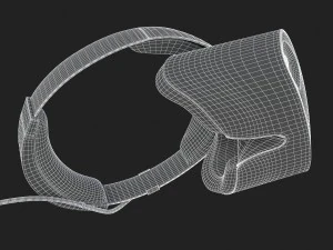 3d o fone de ouvido de realidade mista do Dell Visor Windows Modelo 3D