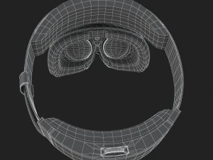 3d o fone de ouvido de realidade mista do Dell Visor Windows Modelo 3D