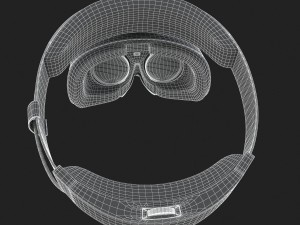 3d the dell visor windows mixed reality headset 3D Model