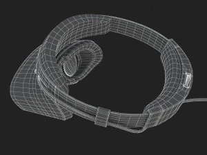 3d o fone de ouvido de realidade mista do Dell Visor Windows Modelo 3D