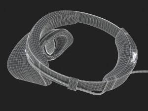 3d o fone de ouvido de realidade mista do Dell Visor Windows Modelo 3D