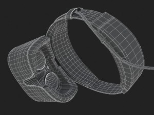 3d the dell visor windows mixed reality headset 3D Model