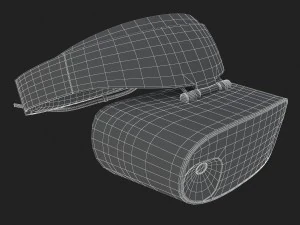 3d o fone de ouvido de realidade mista do Dell Visor Windows Modelo 3D
