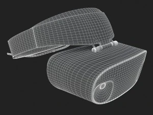 3d o fone de ouvido de realidade mista do Dell Visor Windows Modelo 3D