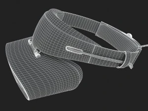 3d set di cuffie e controller Dell Visor Modello 3D