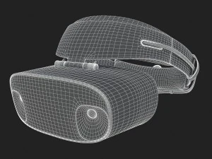 3d set di cuffie e controller Dell Visor Modello 3D