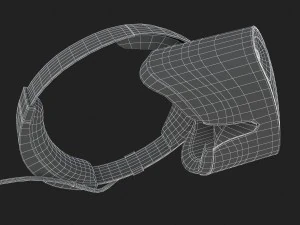 3d set di cuffie e controller Dell Visor Modello 3D