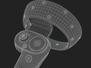3d set di cuffie e controller Dell Visor Modello 3D