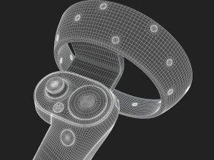 3d set di cuffie e controller Dell Visor Modello 3D