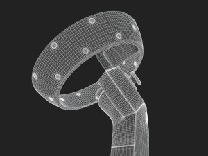 3d set di cuffie e controller Dell Visor Modello 3D