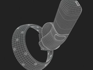 3d set di cuffie e controller Dell Visor Modello 3D