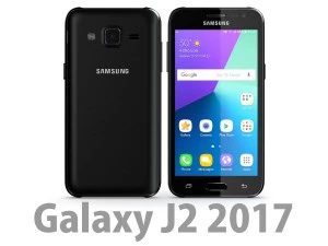 三星 Galaxy j2 2017 黑色 3D 模型
