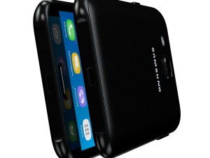 samsung galaxy j2 2017 black 3D Model