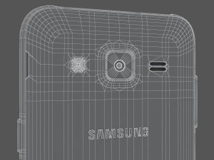 samsung galaxy j2 2017 black 3D Model