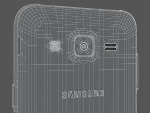 samsung galaxy j2 2017 black 3D Model