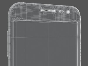samsung galaxy j2 2017 black 3D Model