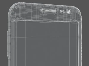 samsung galaxy j2 2017 black 3D Model