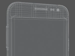 samsung galaxy j2 2017 black 3D Model