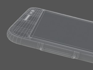 samsung galaxy j2 2017 black 3D Model