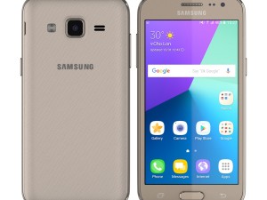 3d samsung galaxy j2 2017 gold 3D Model