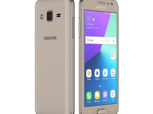 3d samsung galaxy j2 2017 gold 3D Model