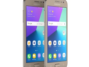 3d samsung galaxy j2 2017 gold 3D Model
