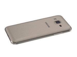 3d samsung galaxy j2 2017 gold 3D Model