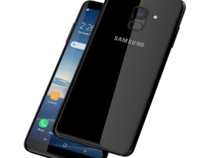 3d samsung galaxy a8 plus 2018 black 3D Model