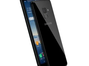 3d samsung galaxy a8 plus 2018 black 3D Model