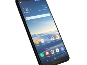 3d samsung galaxy a8 plus 2018 black 3D Model