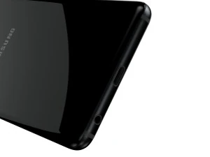 3d samsung galaxy a8 plus 2018 black 3D Model