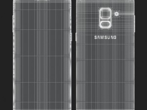 3d samsung galaxy a8 plus 2018 black Modelo 3D