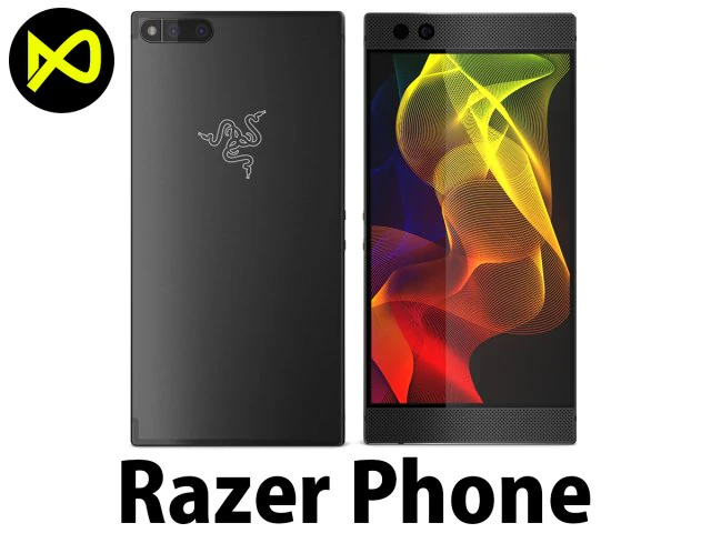3d razer phone model 3D Model .c4d .max .obj .3ds .fbx .stl .blend